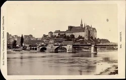 CdV Meißen an der Elbe, Stadt, Albrechtsburg, Brücke