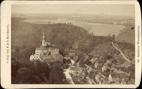 CdV Weesenstein im Müglitztal Sachsen, Schloss Weesenstein