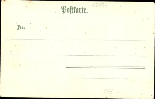 Litho Görlitz in der Lausitz, Viadukt, Springbrunnen im Stadtpark, Humboldt Denkmal, Weinberghaus