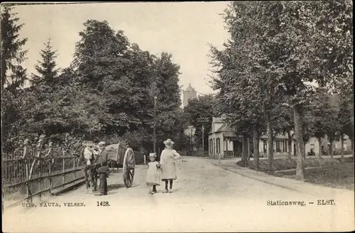 Ak Elst Gelderland, Stationsweg