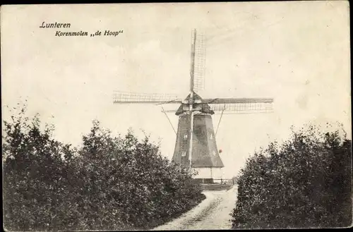 Ak Lunteren Ede Gelderland, Mühle De Hoop