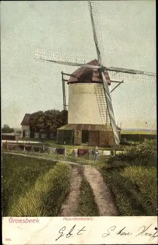 Ak Groesbeek Gelderland, Noorder-Mühle