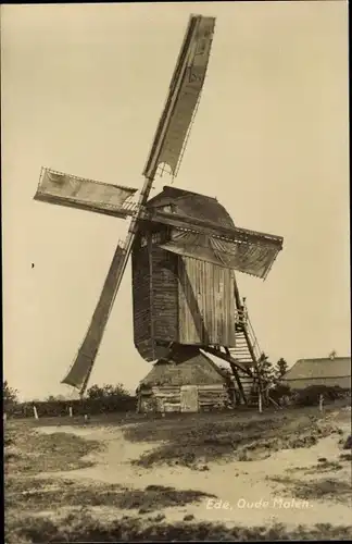 Ak Ede Gelderland Niederlande, Alte Mühle