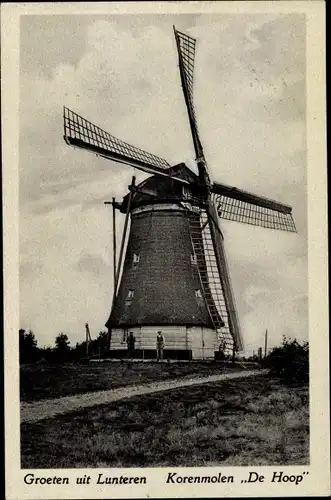 Ak Lunteren Ede Gelderland, Mühle De Hoop