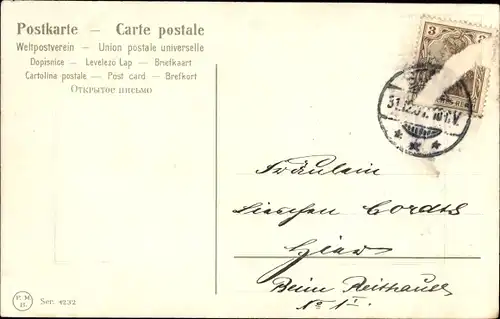 Präge Ak Glückwunsch Neujahr, Herzen, Kirchturm, Winter