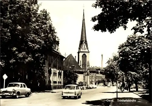 Ak Gera in Thüringen, Trinitatiskirche