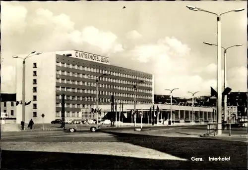 Ak Gera in Thüringen, Interhotel Gera