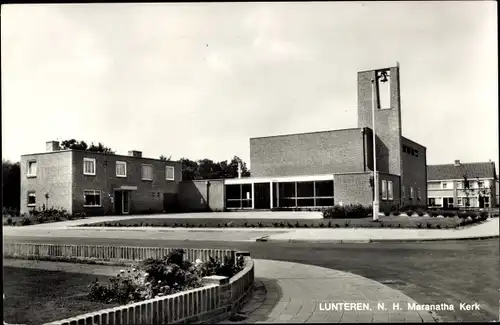 Ak Lunteren Ede Gelderland, N. H. Maranatha Kerk, Congrescentrum De blije Wereld