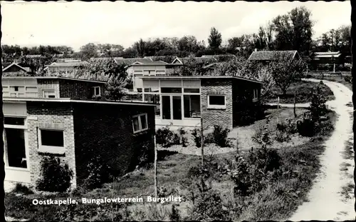 Ak Oostkapelle Walcheren Zeeland, Bungalowterrein Burgvliet