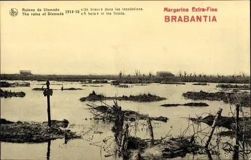 Ak Diksmuide Dixmude Westflandern, Ruines, Kriegszerstörung 1. WK