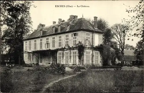 Ak Esches Oise, Schloss