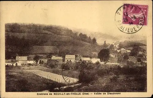 Ak Neuilly en Thelle Oise, Vallee de Dieudonne