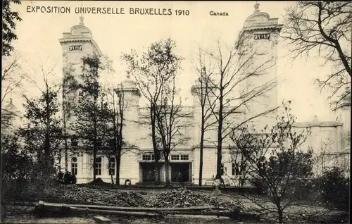 Postkarte Brüssel Brüssel, Ausstellung 1910, Kanada