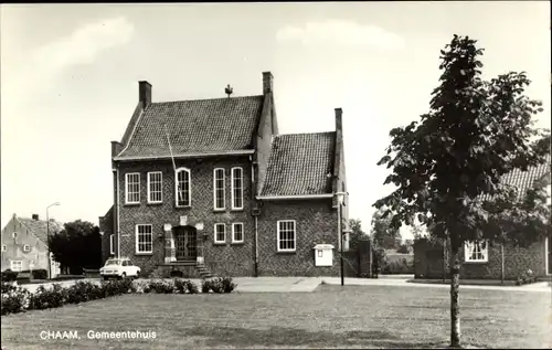 Ak Chaam Nordbrabant Niederlande, Gemeentehuis