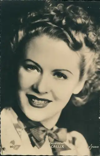 Ak Schauspielerin Genevieve Callix, Portrait