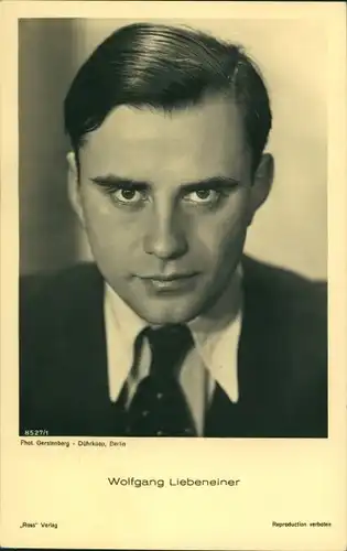 Ak Schauspieler Wolfgang Liebeneiner, Portrait, Ross Verlag 8527 1