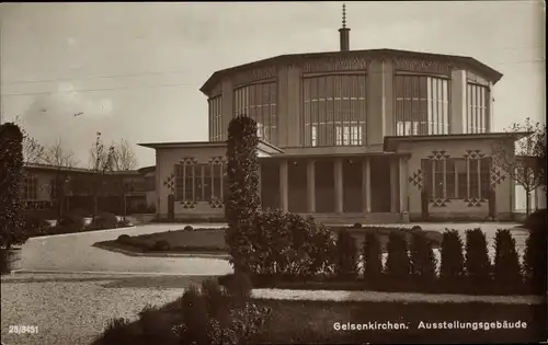 Ak Gelsenkirchen im Ruhrgebiet, Ausstellungsgebäude