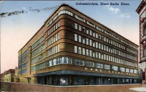 Ak Gelsenkirchen im Ruhrgebiet, Hans-Sachs-Haus