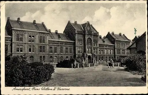 Ak Amersfoort Utrecht Niederlande, Kaserne Prinz Willem III