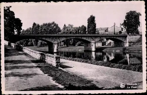 Ak Diekirch Luxemburg, Brücke