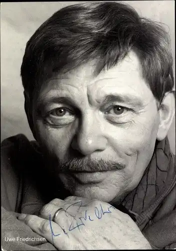 Ak Schauspieler Uwe Friedrichsen, Portrait, Autogramm