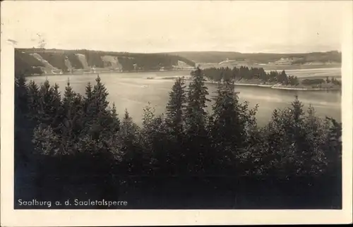 Ak Saalburg in Thüringen, Saaletalsperre