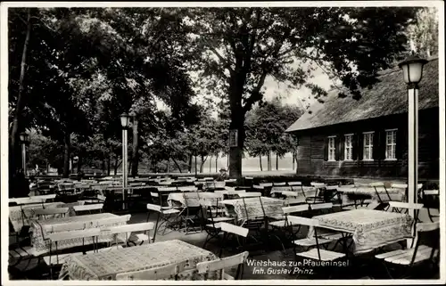 Ak Berlin Zehlendorf Wannsee, Wirtshaus zur Pfaueninsel