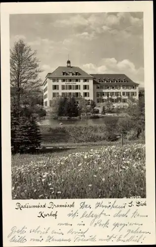 Ak Bad Brambach im Vogtland, Kurhof