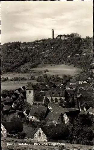 Ak Ziegenhain Jena in Thüringen, Fuchsturm, Kirche