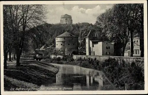 Ak Kelheim an der Donau Niederbayern, Befreiungshalle