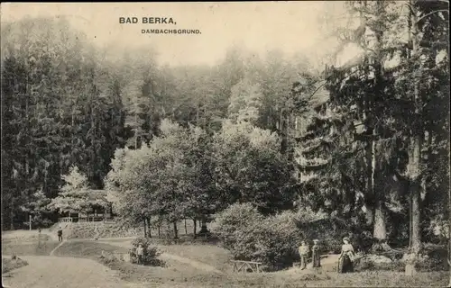 Ak Bad Berka in Thüringen, Dambachsgrund