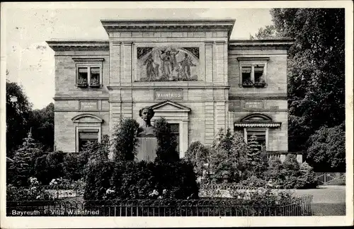 Ak Bayreuth in Oberfranken, Villa Wahnfried