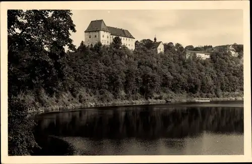 Ak Burgk Schleiz in Thüringen, Schloss Burgk an der Saale, Heimatmuseum