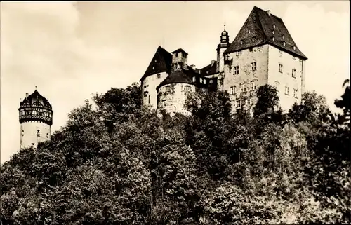 Ak Burgk Schleiz in Thüringen, Schloss Burgk an der Saale, Heimatmuseum