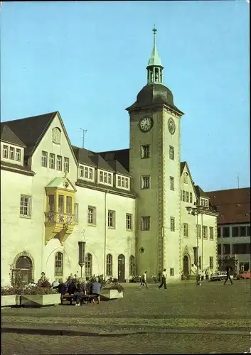 Ak Freiberg in Sachsen, Obermarkt, Rathaus