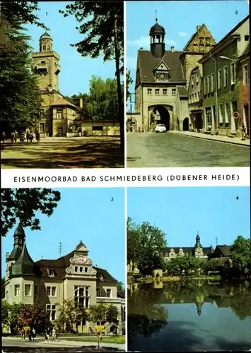 Ak Bad Schmiedeberg in der Dübener Heide, Kurhaus, Aussichtsturm Schöne Aussicht, Au-Tor