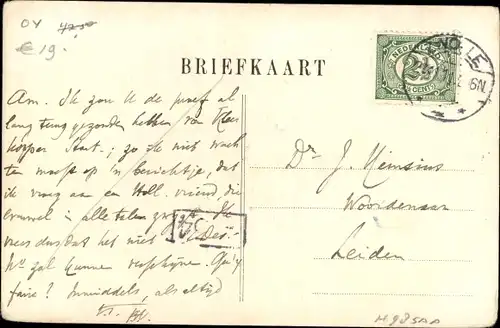 Ak Blokzijl Overijssel Niederlande, Zeedijk