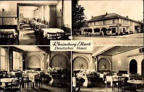 Ak Rheinsberg in der Mark, Deutsches Haus