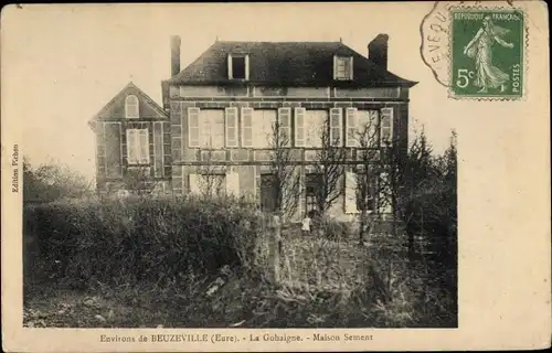 Ak Beuzeville Eure, La Gohaigne, Maison Sement