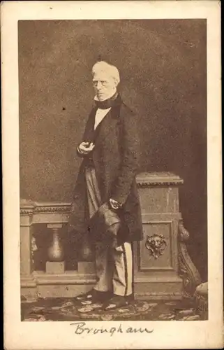 CdV Henry Brougham, 1. Baron Brougham and Vaux, Portrait