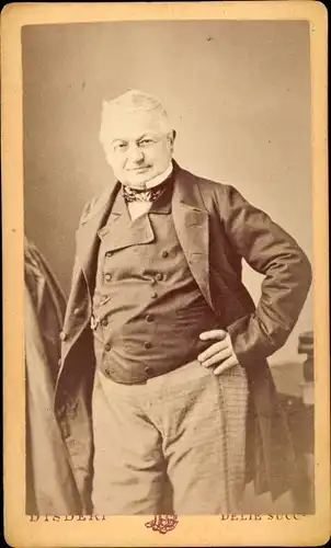 CdV Adolphe Thiers, 1. Staatspräsident der Dritten Republik, Portrait