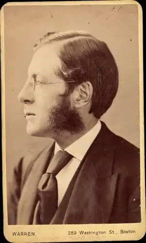 CdV Charles William Eliot, President Harvard University, Portrait