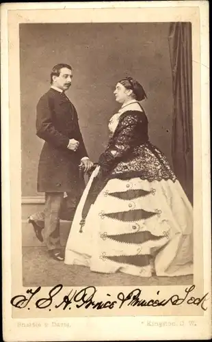 CdV Prince and Princess of Teck