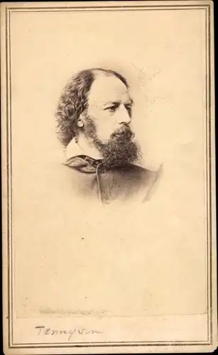 CdV Dichter Alfred Tennyson, 1. Baron Tennyson, Portrait