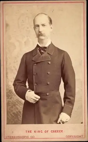 CdV König Georg I. von Griechenland, Portrait