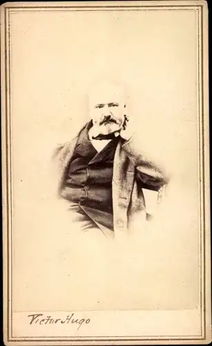 CdV Schriftsteller Victor Hugo, Portrait