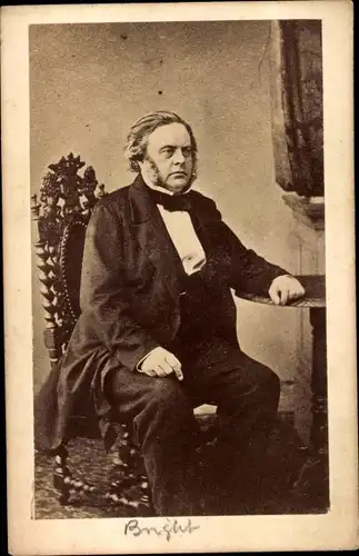 CdV Britischer Politiker John Bright, Portrait