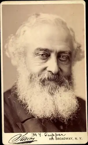 CdV Dichter und Schriftsteller Martin Farquhar Tupper, Portrait