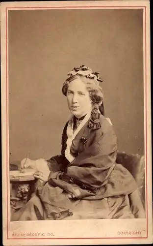 CdV Catherine Gladstone, Portrait