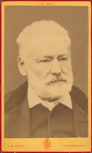CdV Schriftsteller Victor Hugo, Portrait